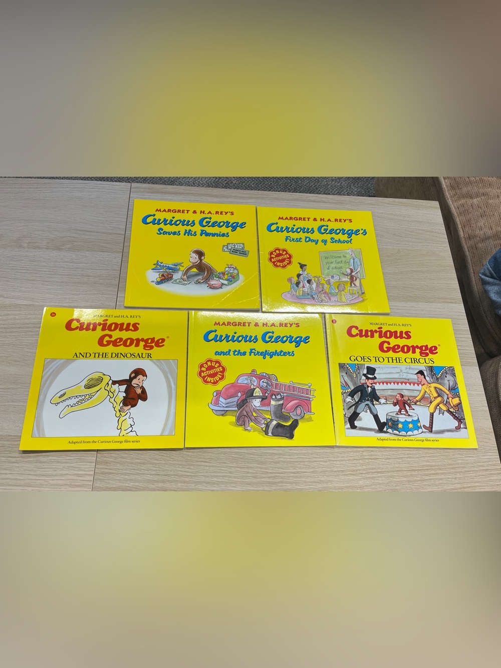 Curious George books lot kids classics scholastic